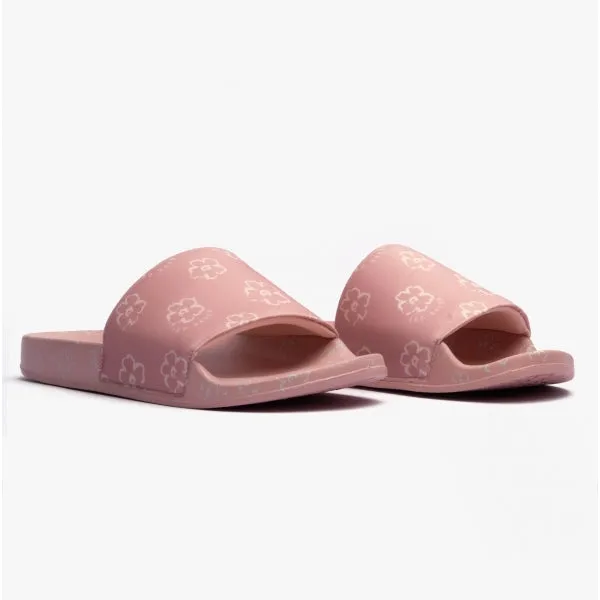 Ted Baker KRISTIN MAGNOLIA FLOWER Womens Sliders Dusky Pink