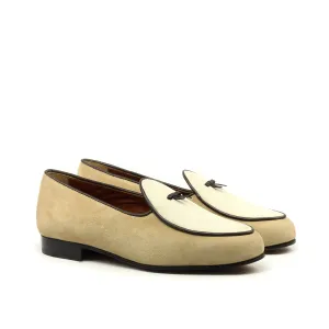 The Dukes - Beige-Tan Kid Suede