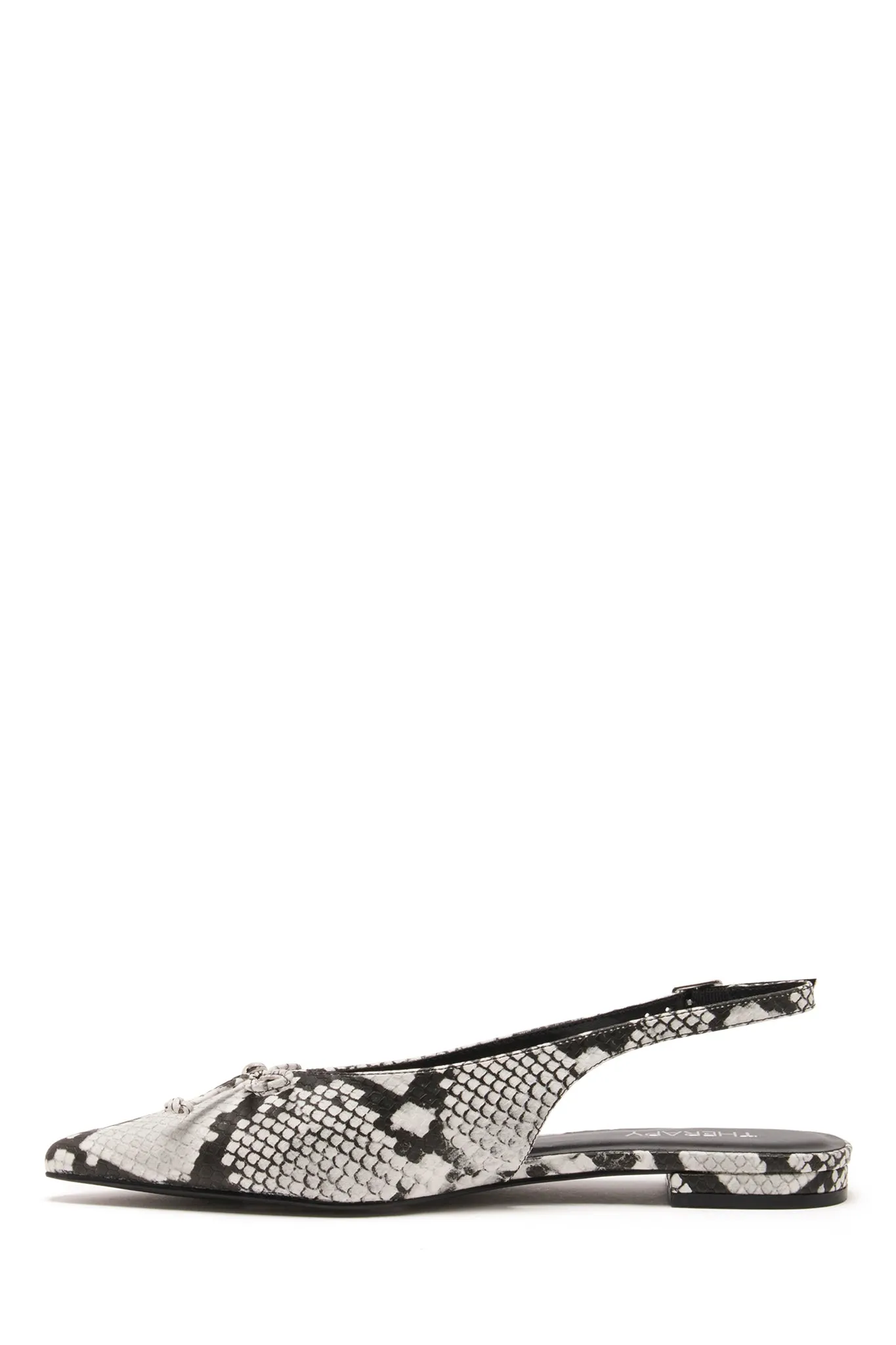 THERAPY Lavin Flat Point Black White Snake