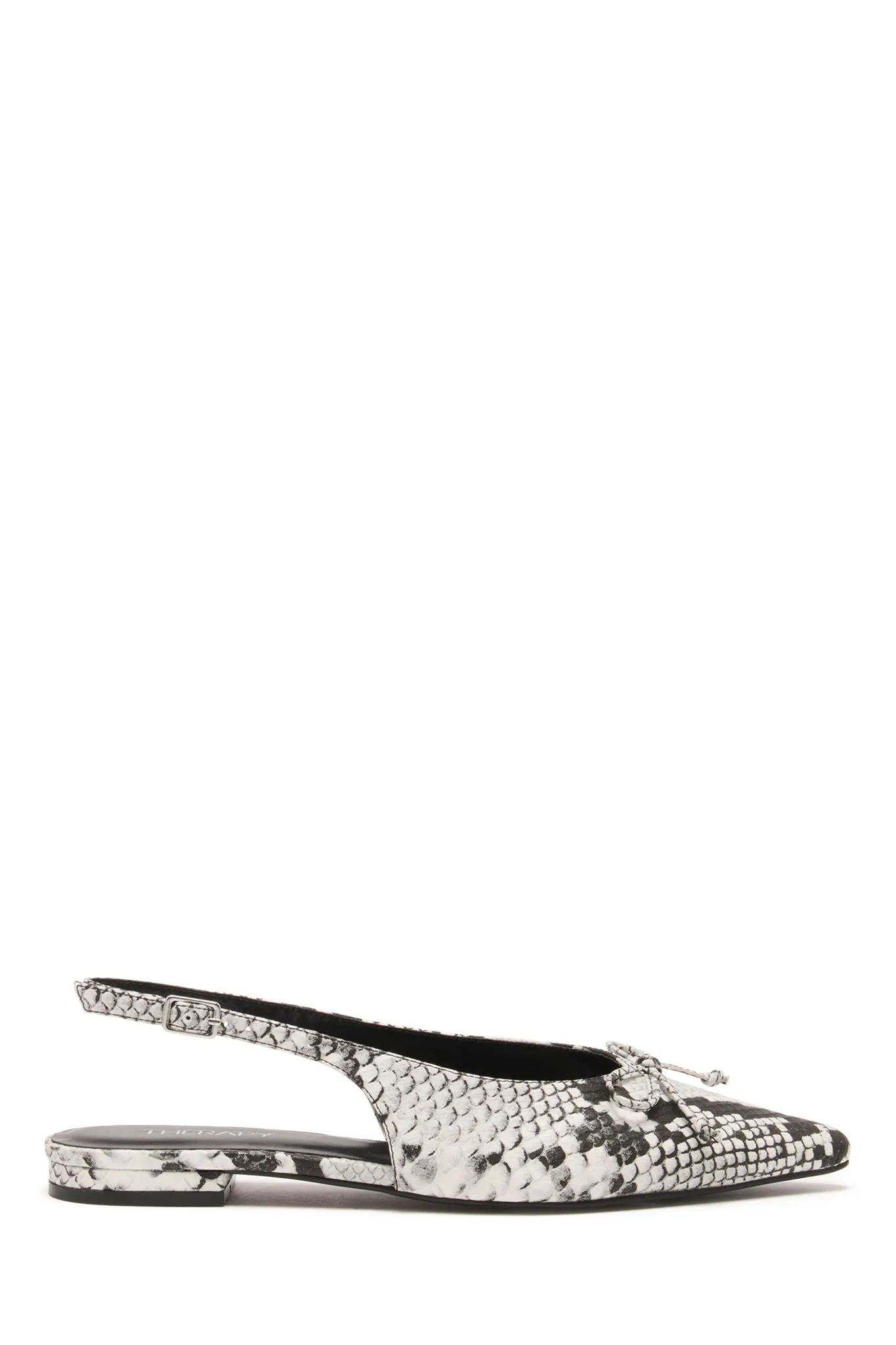 THERAPY Lavin Flat Point Black White Snake