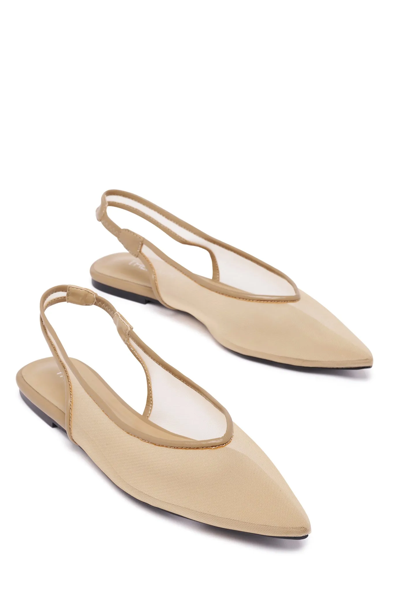 THERAPY Lazer Nude Patent Ballet Flat