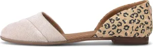 TOMS Womens Jutti Dorsay Slip On Flats - Blue