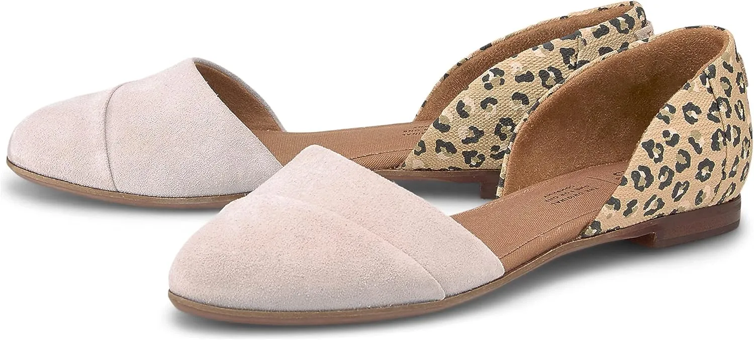 TOMS Womens Jutti Dorsay Slip On Flats - Blue