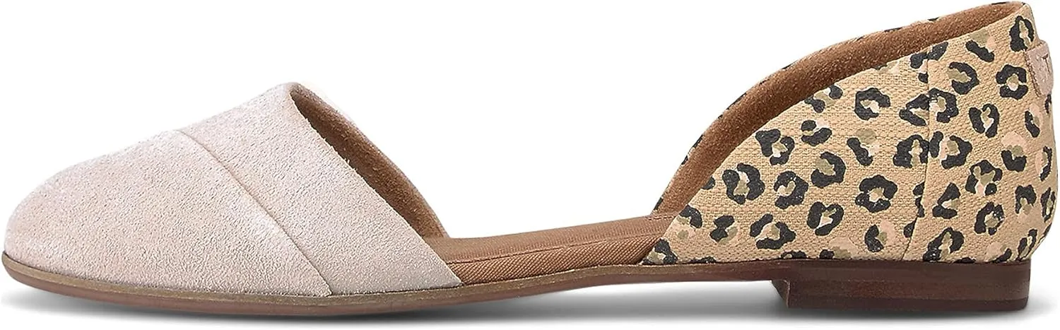 TOMS Womens Jutti Dorsay Slip On Flats - Blue
