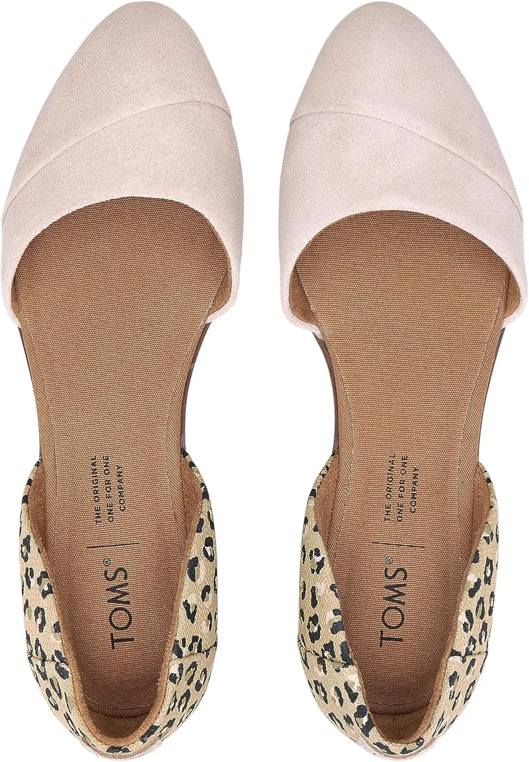TOMS Womens Jutti Dorsay Slip On Flats - Blue
