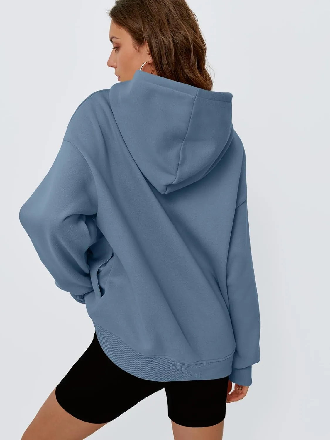 Trendy Queen Womens Oversized Hoodies Fleece Hooded Sweatshirts Casual Pullover Fall Winter Outfits Long Sleeve Tops 2025