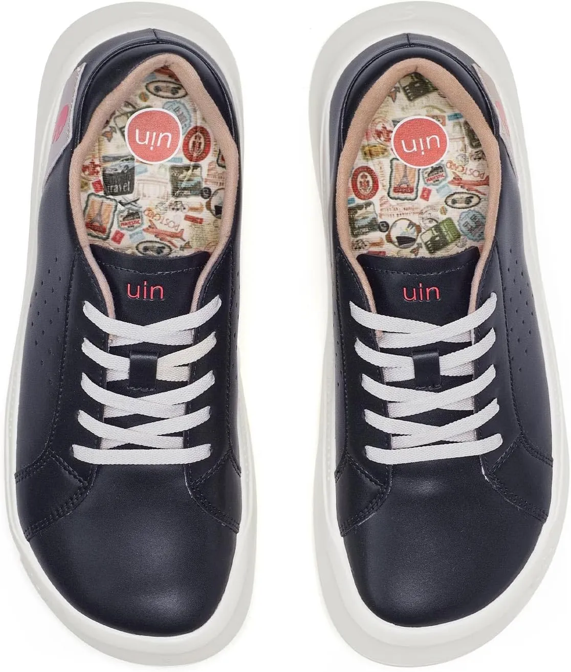 UIN Women's Platform Fashion Sneaker Comfortable Casual Art Travel Shoes Victoria