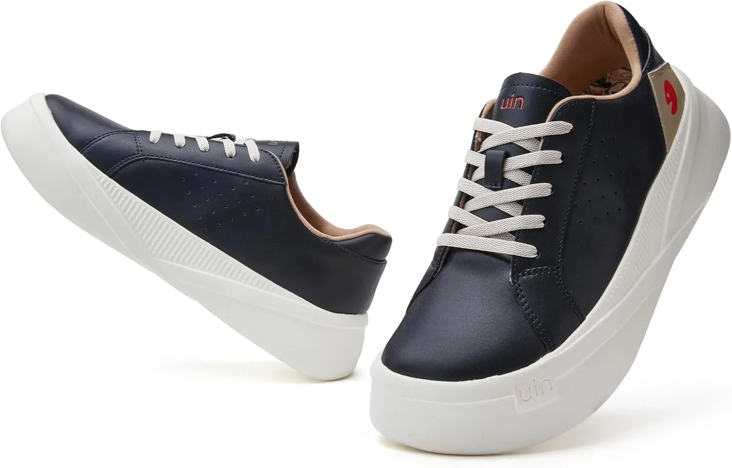 UIN Women's Platform Fashion Sneaker Comfortable Casual Art Travel Shoes Victoria