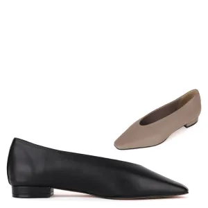 *UK size 1 - LETSBE - dark beige , 1.5cm heels