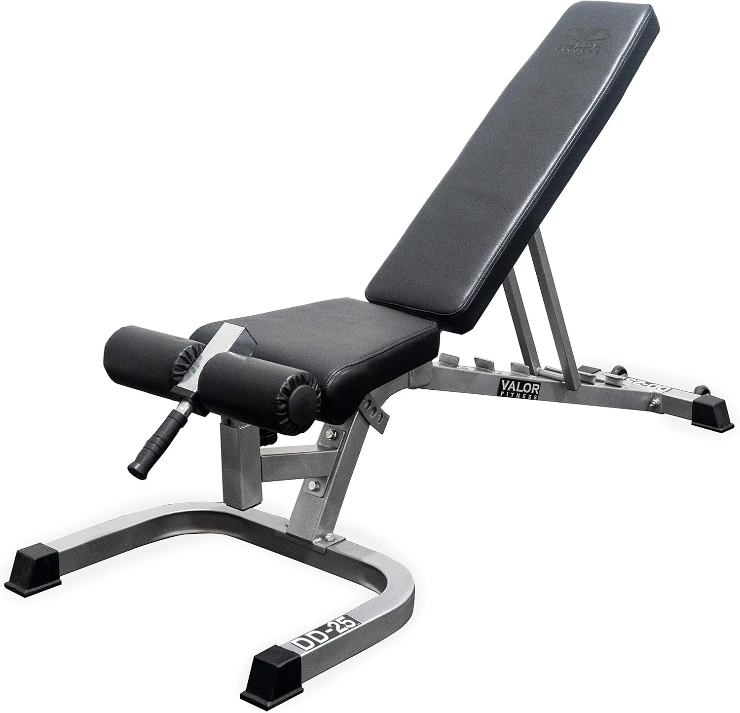 Valor Fitness Adjustable Weight Bench Flat, Incline, Decline Bench Press with Leg Support - Great Workout Benches for Home