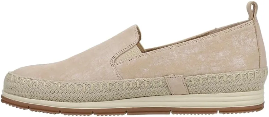 VANELi Womens Qanat Metallic Espadrille Slip On Sneakers Shoes Casual - Gold, Silver