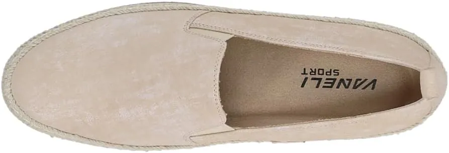 VANELi Womens Qanat Metallic Espadrille Slip On Sneakers Shoes Casual - Gold, Silver
