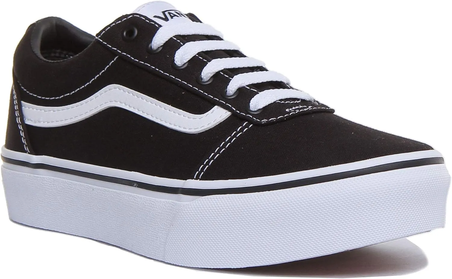 Vans Girl's Ward Platform Canvas Sneaker