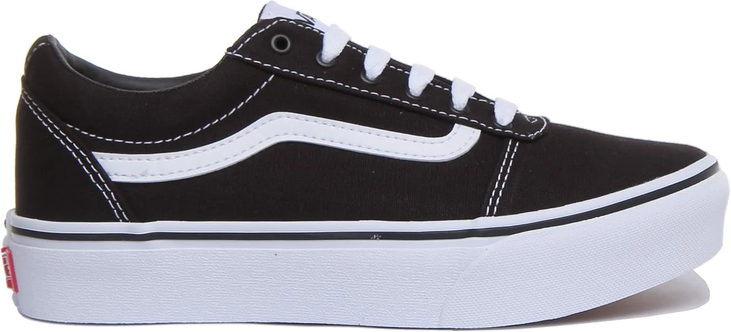 Vans Girl's Ward Platform Canvas Sneaker