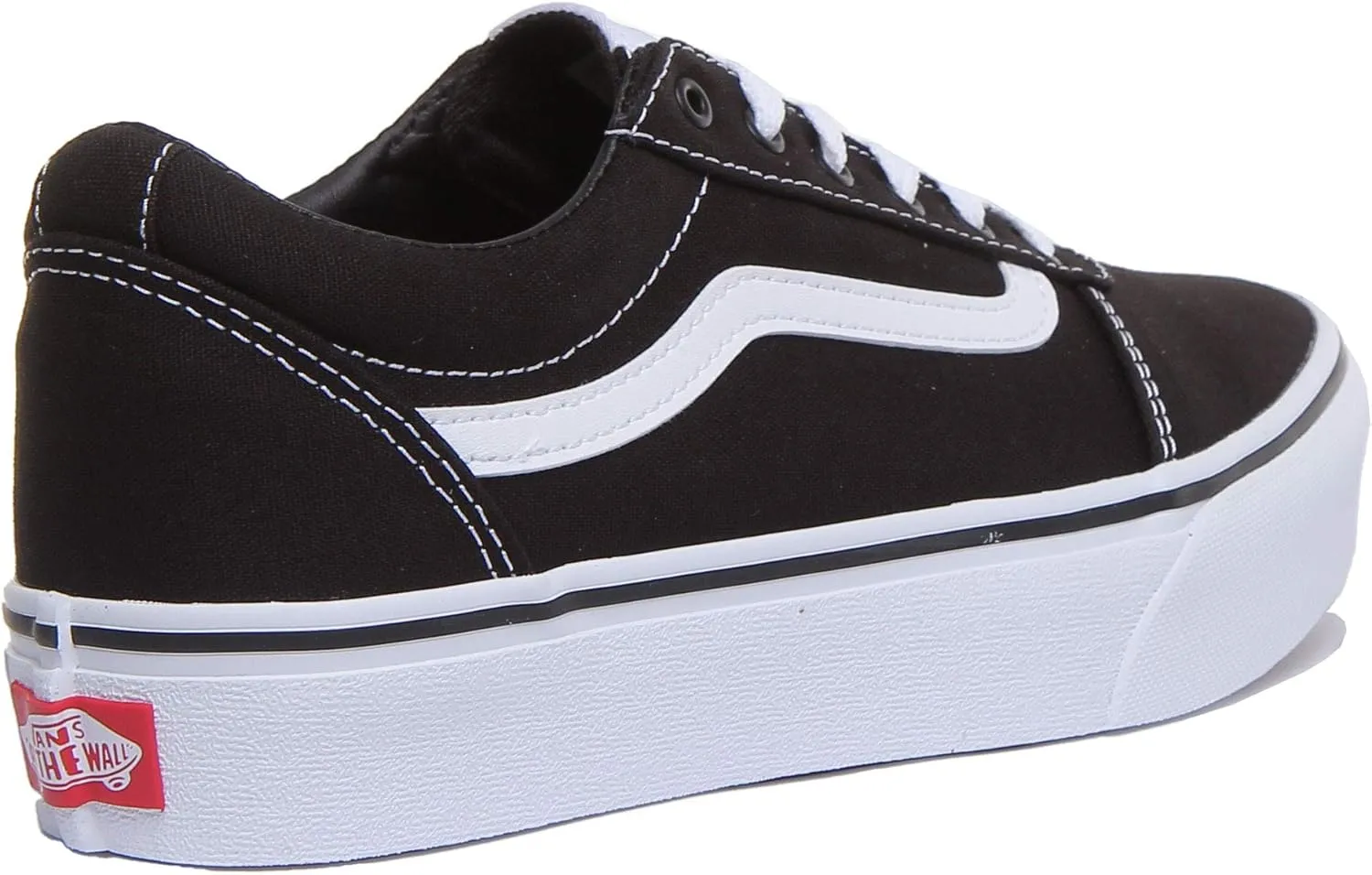 Vans Girl's Ward Platform Canvas Sneaker