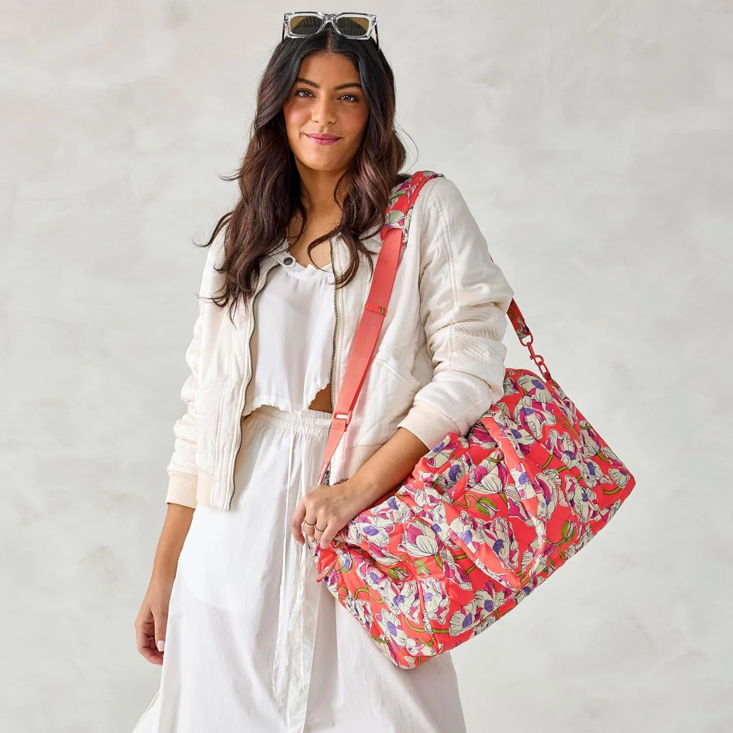 Vera Bradley Women's Featherweight Miramar Weekender Travel Bag