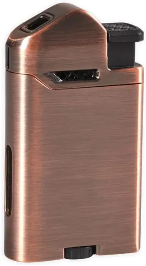 Vertigo Page Flat Flame Lighter (Brushed Copper)
