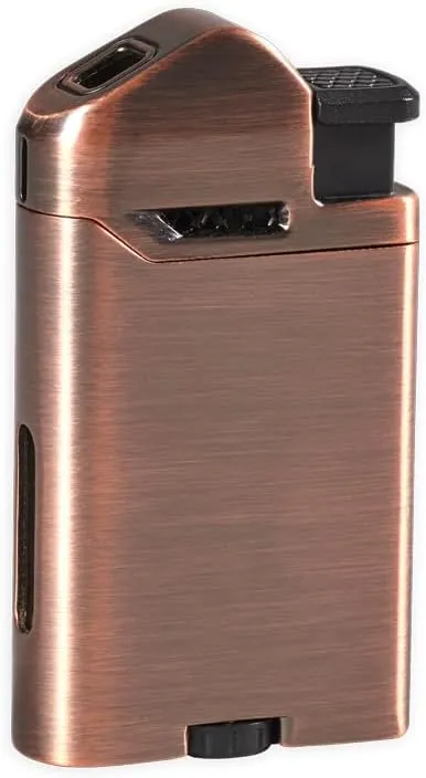 Vertigo Page Flat Flame Lighter (Brushed Copper)