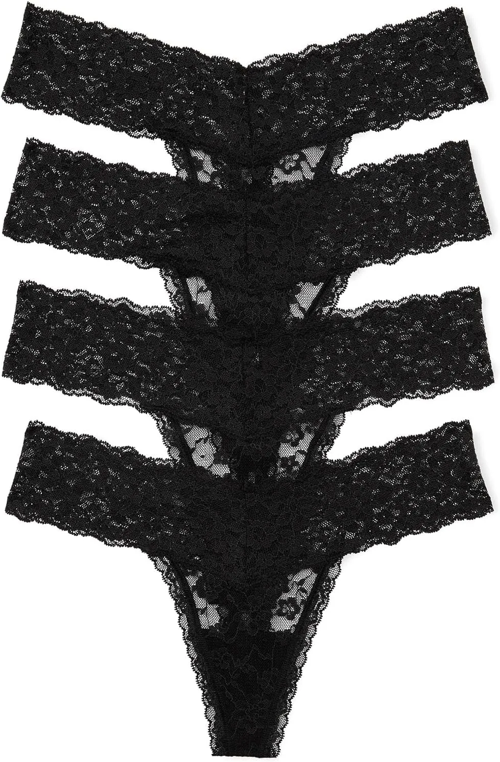 Victoria's Secret Women's Lace Thong Underwear, Panties for Women, Multi Pack (XS-XXL)