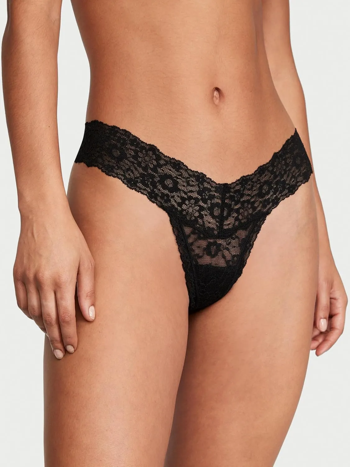 Victoria's Secret Women's Lace Thong Underwear, Panties for Women, Multi Pack (XS-XXL)