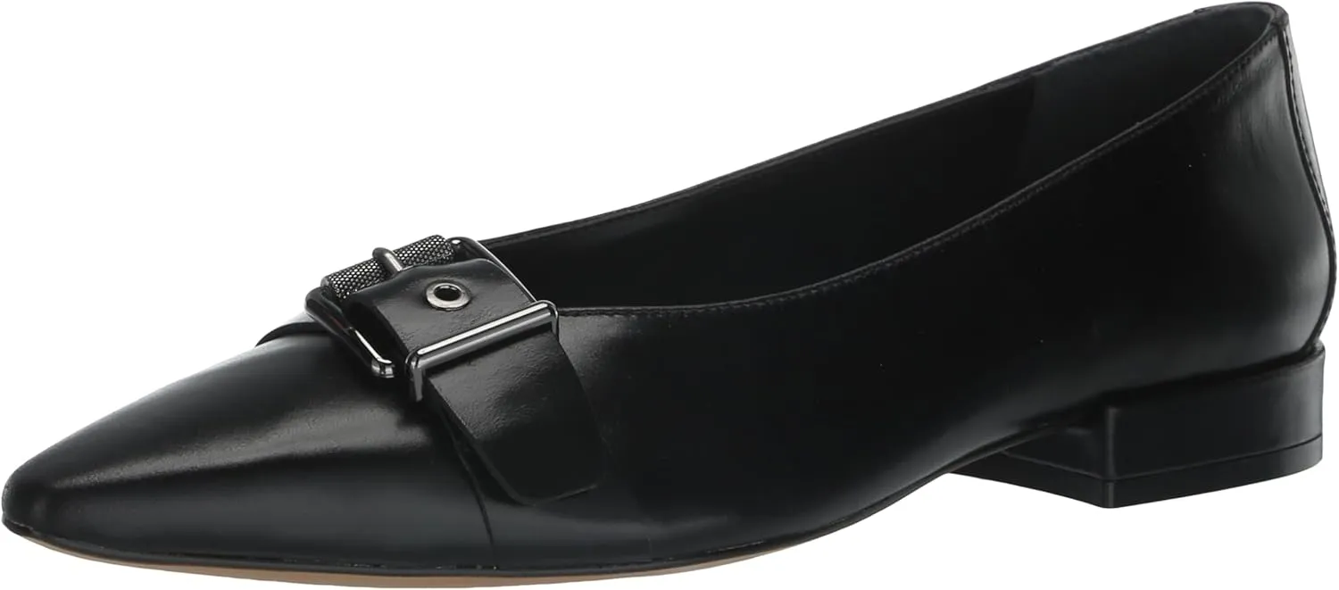 Vince Camuto Women's Megdele Buckle Flat Loafer