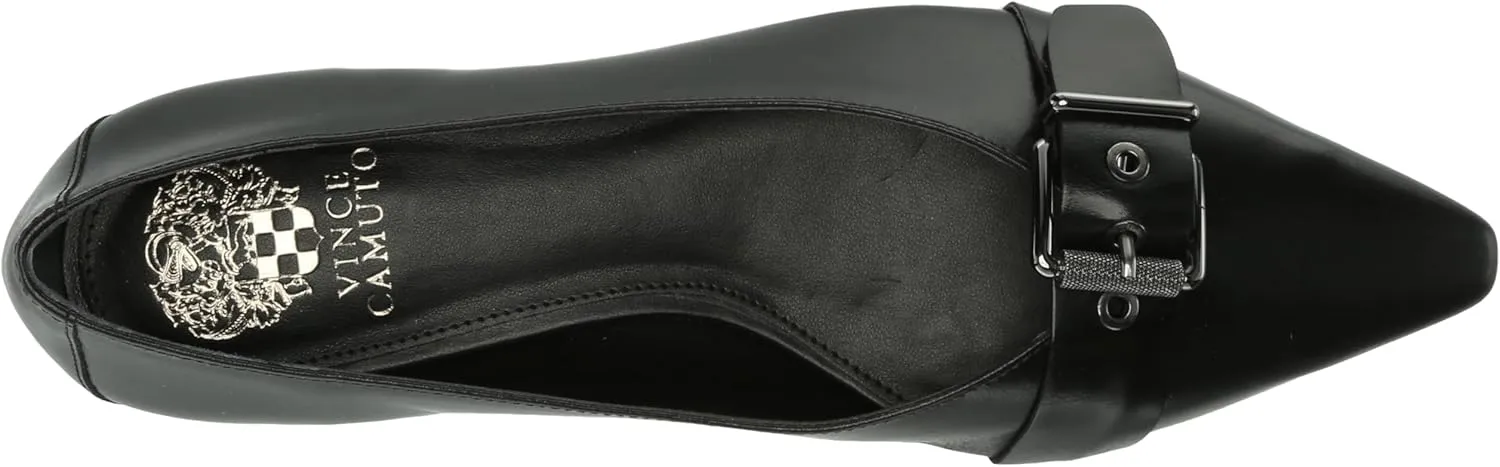 Vince Camuto Women's Megdele Buckle Flat Loafer