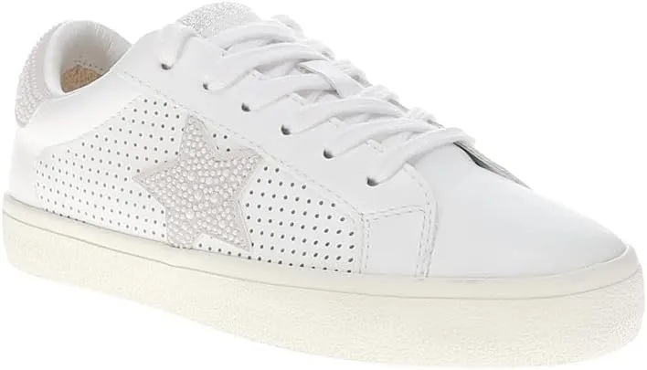 Vintage Havana Womens Gadol Perforated Lace Up Sneakers Shoes Casual - White