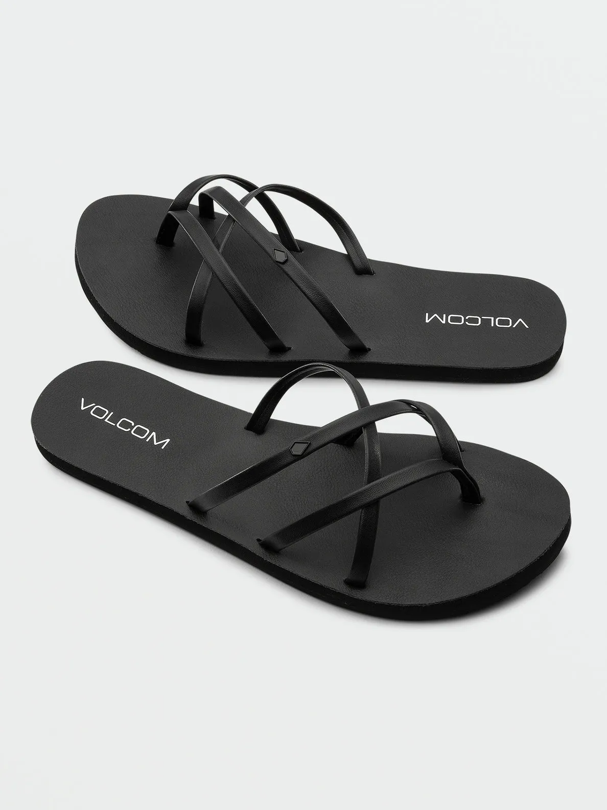 VOLCOM NEW SCHOOL II WOMENS SANDAL- BLACKOUT