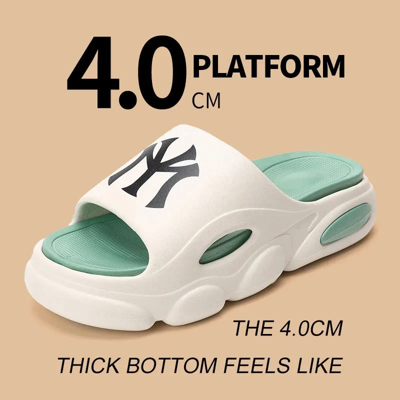 Warrior Thick Sole Y2K Non-slip Comfortable Cloud Slippers