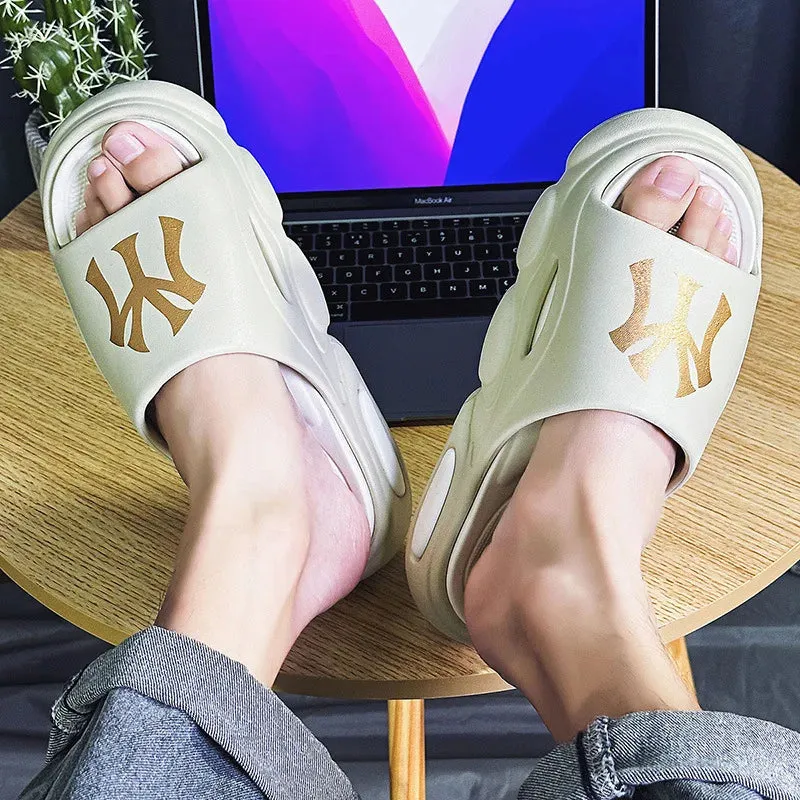 Warrior Thick Sole Y2K Non-slip Comfortable Cloud Slippers