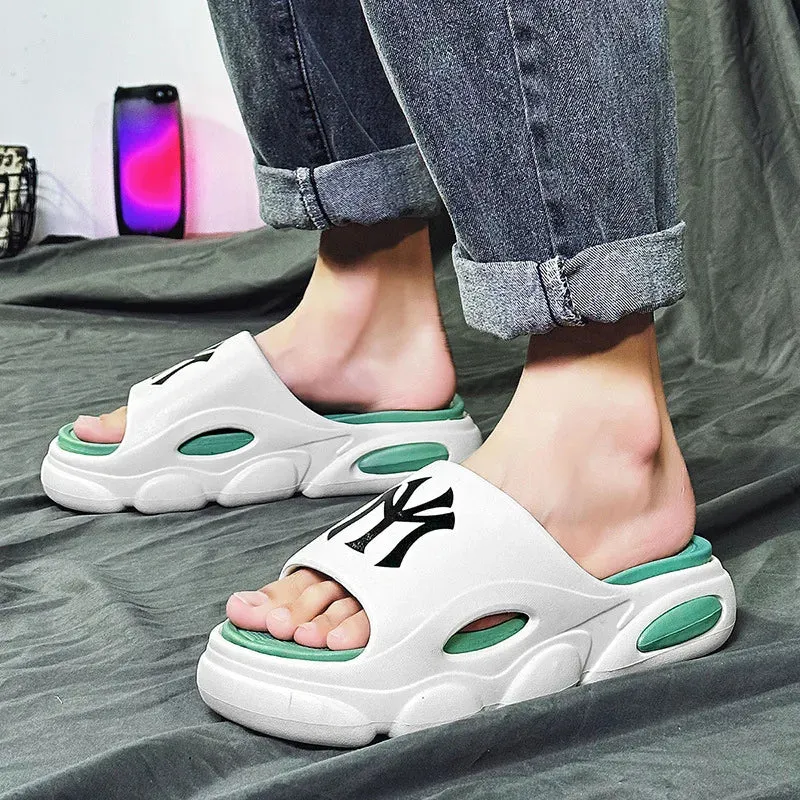 Warrior Thick Sole Y2K Non-slip Comfortable Cloud Slippers