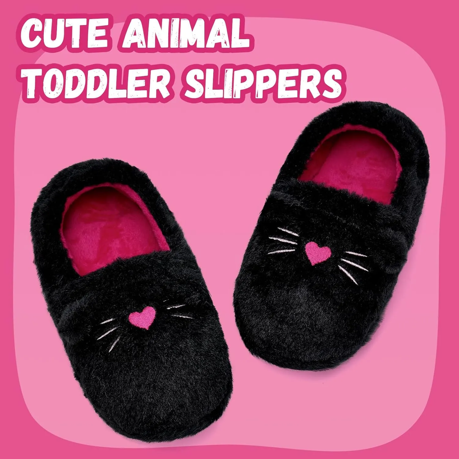 WateLves Toddler Slippers Unisex-Child Full Wrapped Bedroom Slipper Boys Girls Comfortable Winter House Shoes(Toddler/Little Kid/Big Kid)