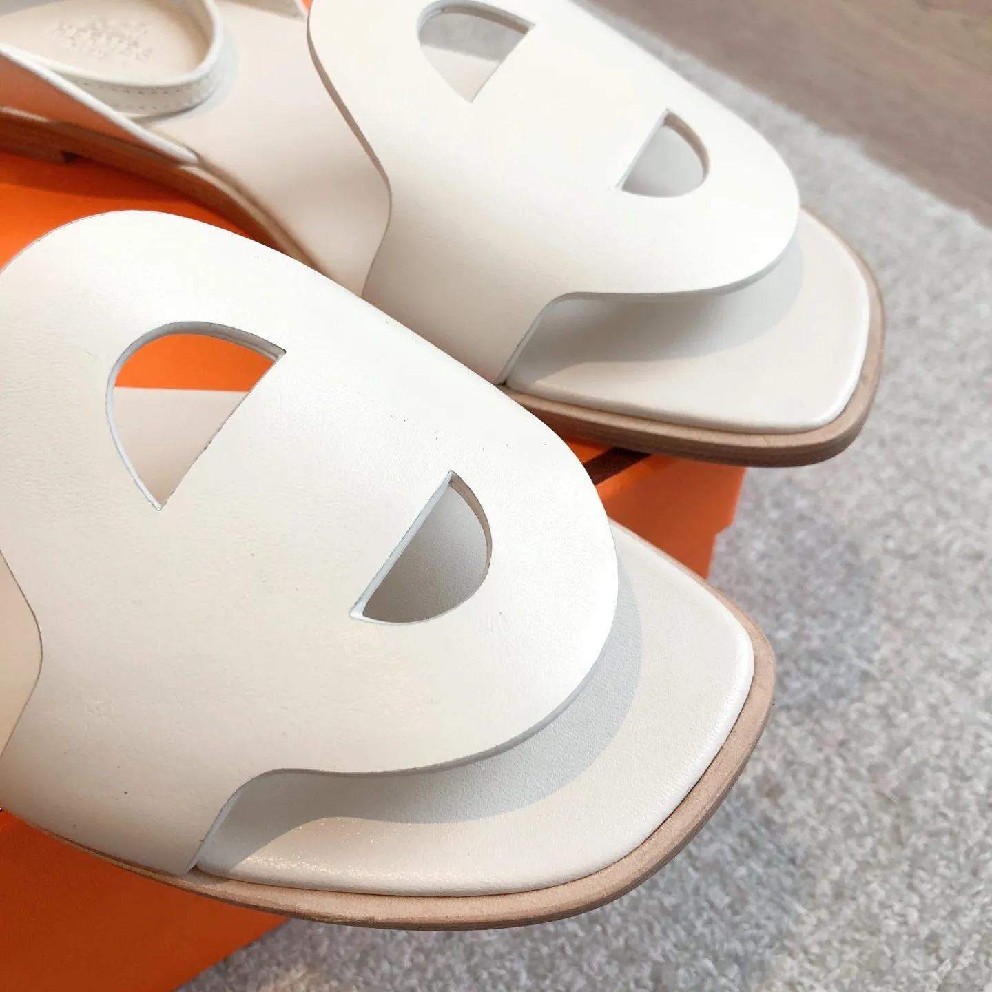 White Julie Sandal