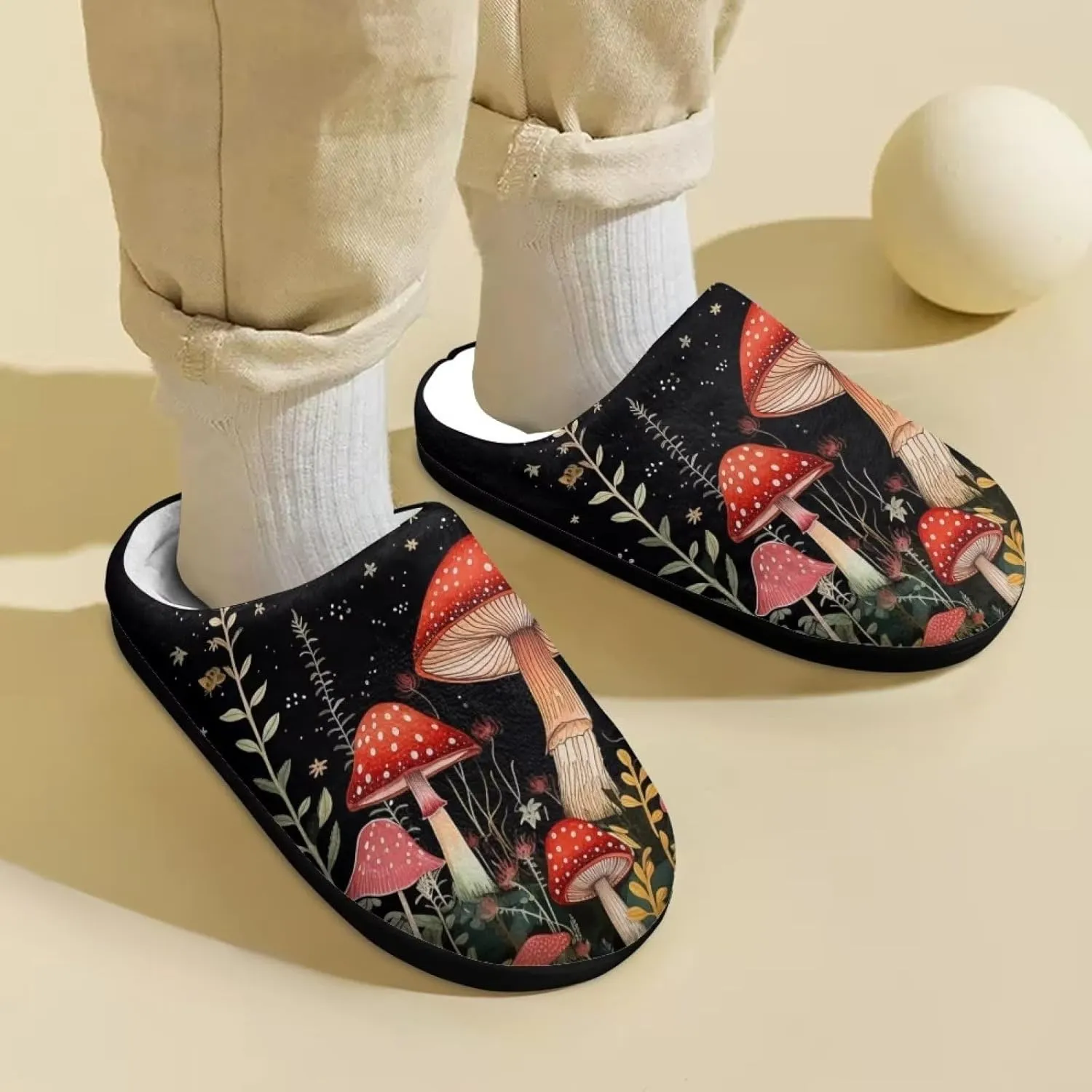 Winter Warm Slipper for Kids Girls Boys Comfy Home House Shoes Size 9-14.5