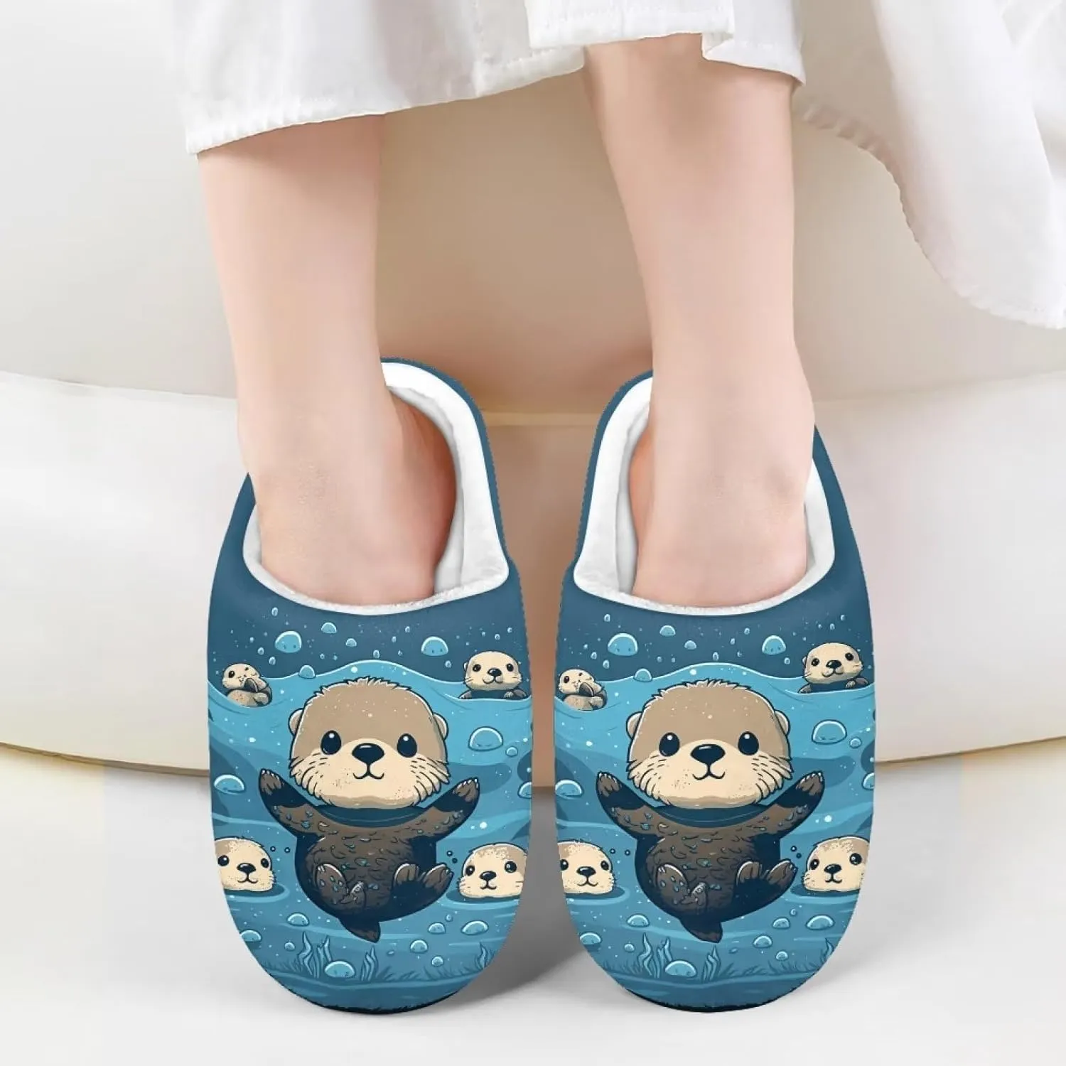 Winter Warm Slipper for Kids Girls Boys Comfy Home House Shoes Size 9-14.5