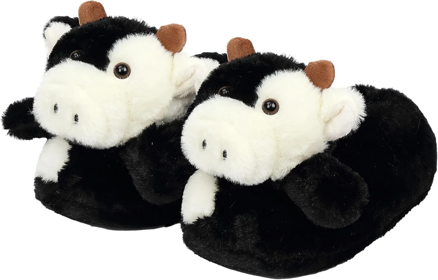 Women Unicorn Animal Slippers Slip-On Memory Foam Anti-Skid House Shoes Cute Fuzzy Cartoon Christmas Gifts