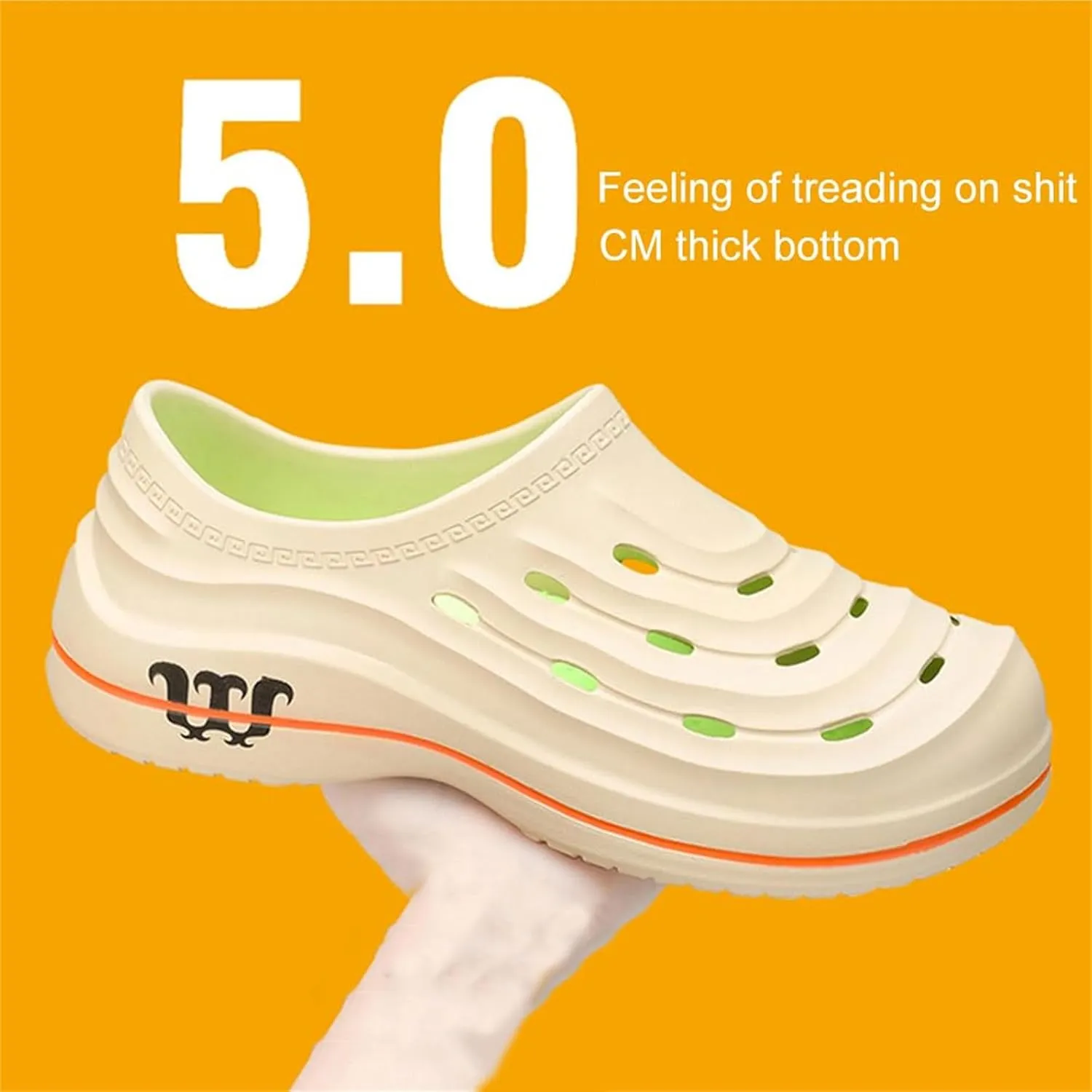 Womens Armadillo Clogs Unisex Healthy Non-Slip Oil Resistant Chef Shoes Arch Support Waterproof Comfort Garden Shoes Breathable Closed Toe Sandals