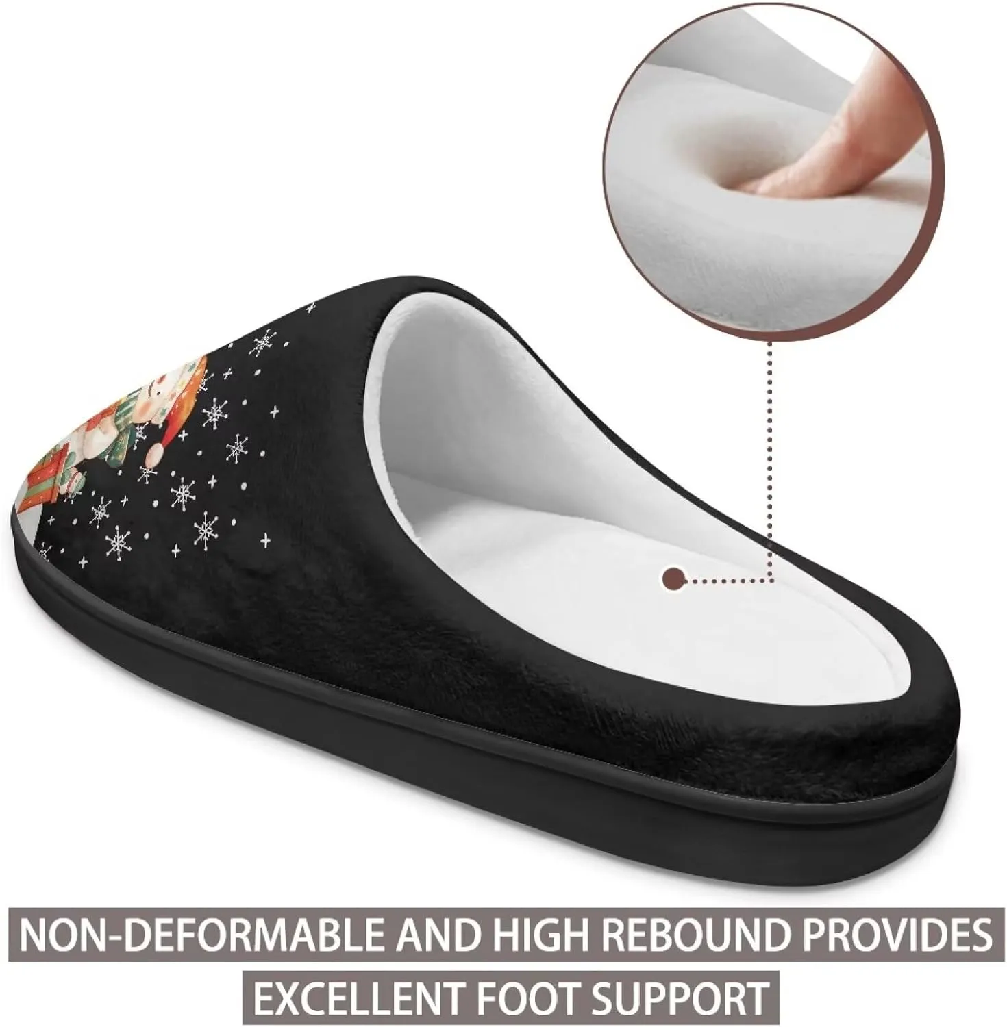 Women's Cotton Slipper Winter Warm Cozy Furry Fuzzy Home Slipper Non-Slip Outdoor Bedroom Slipper for Girls US 3-13
