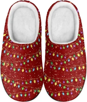 Women's Cotton Slipper Winter Warm Cozy Furry Fuzzy Home Slipper Non-Slip Outdoor Bedroom Slipper for Girls US 3-13