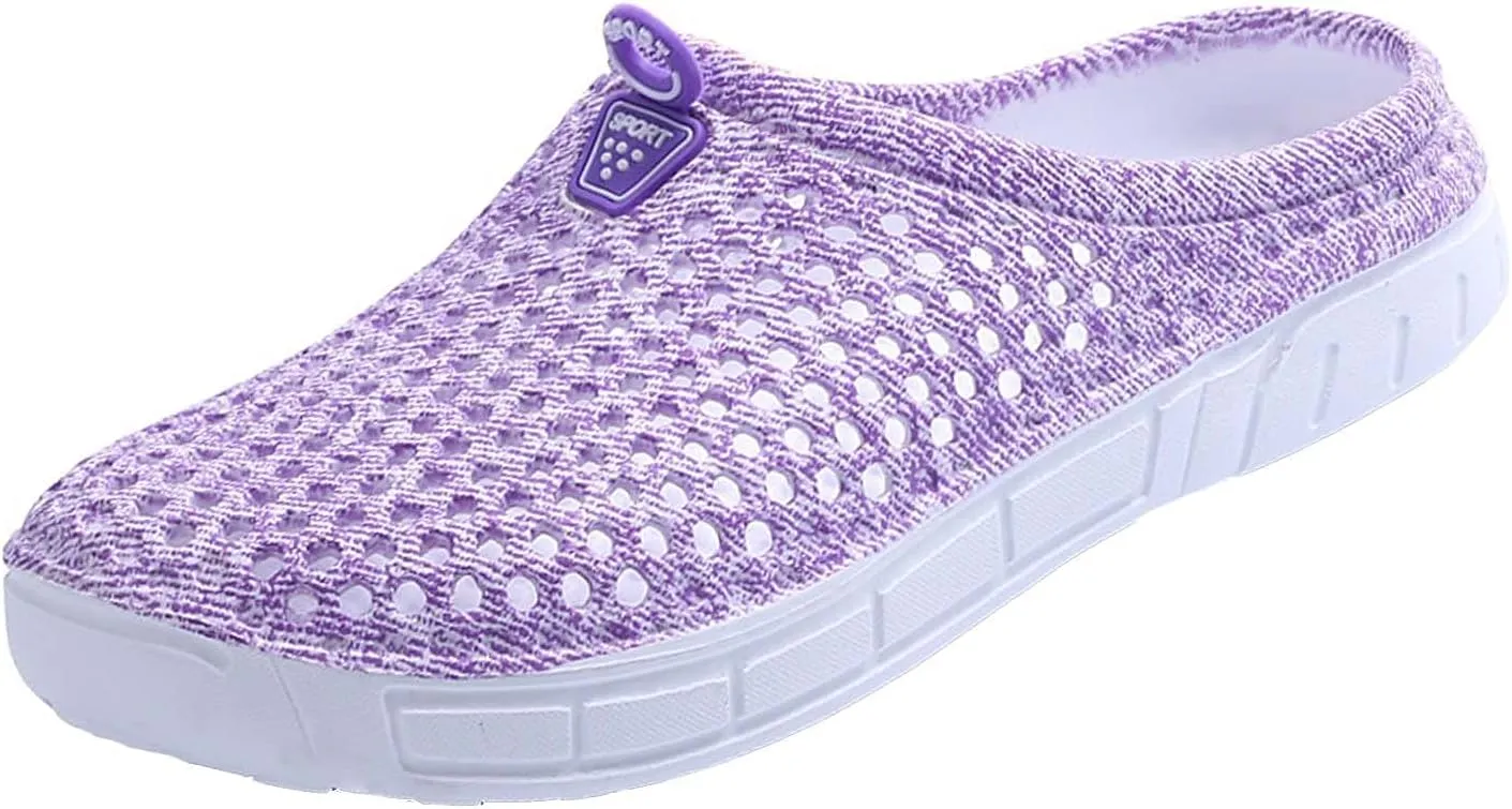 Women's Garden Clogs Shoes Casual Slipper Beach Sandals Anti-Slip Pool Water Shoes Home Slippers Summer Footwear