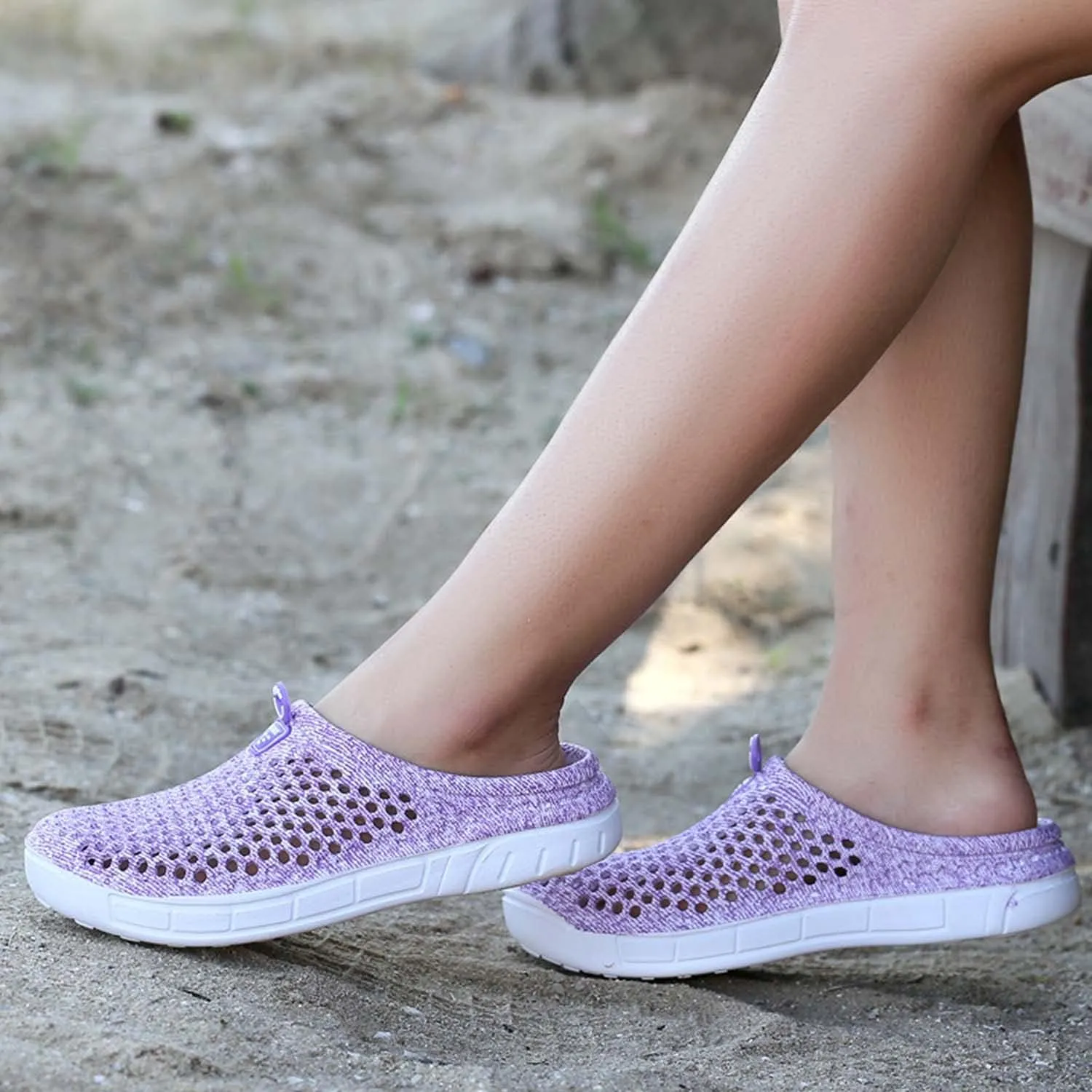 Women's Garden Clogs Shoes Casual Slipper Beach Sandals Anti-Slip Pool Water Shoes Home Slippers Summer Footwear