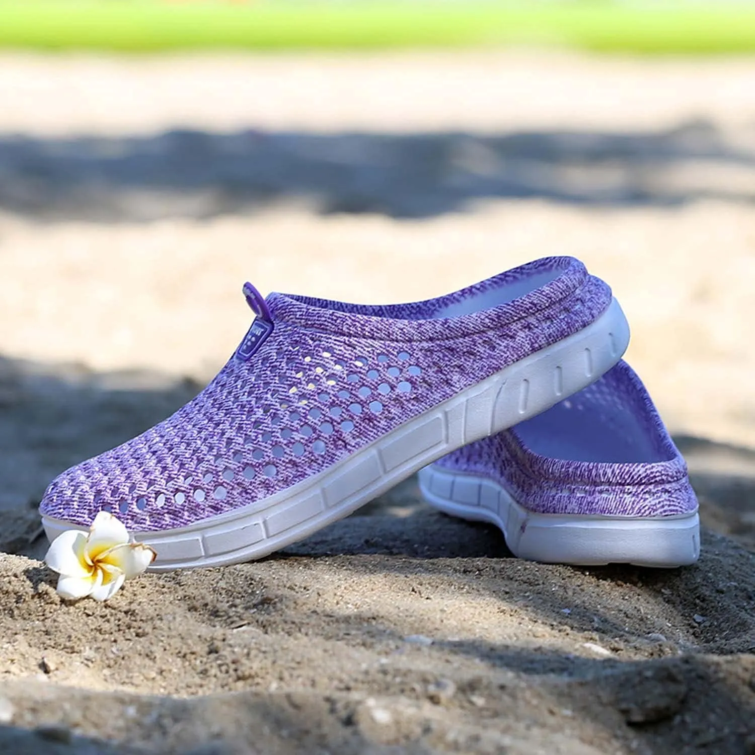 Women's Garden Clogs Shoes Casual Slipper Beach Sandals Anti-Slip Pool Water Shoes Home Slippers Summer Footwear