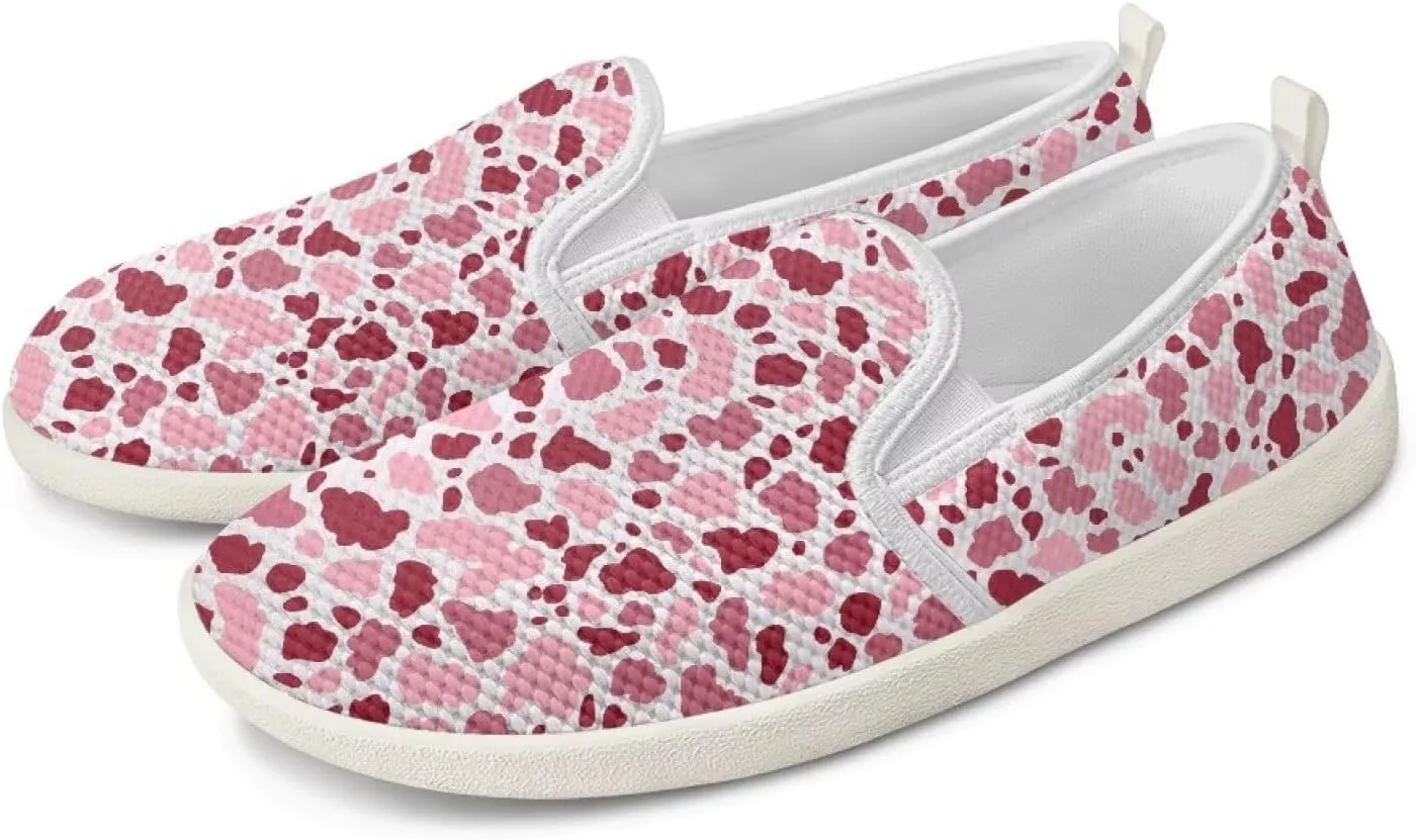 Women's Mesh Flats Shoes Breathable Slip On Casual Travel Walking Shoes Comfortable Non Slip Work Driving Flat Shoes US 6-11