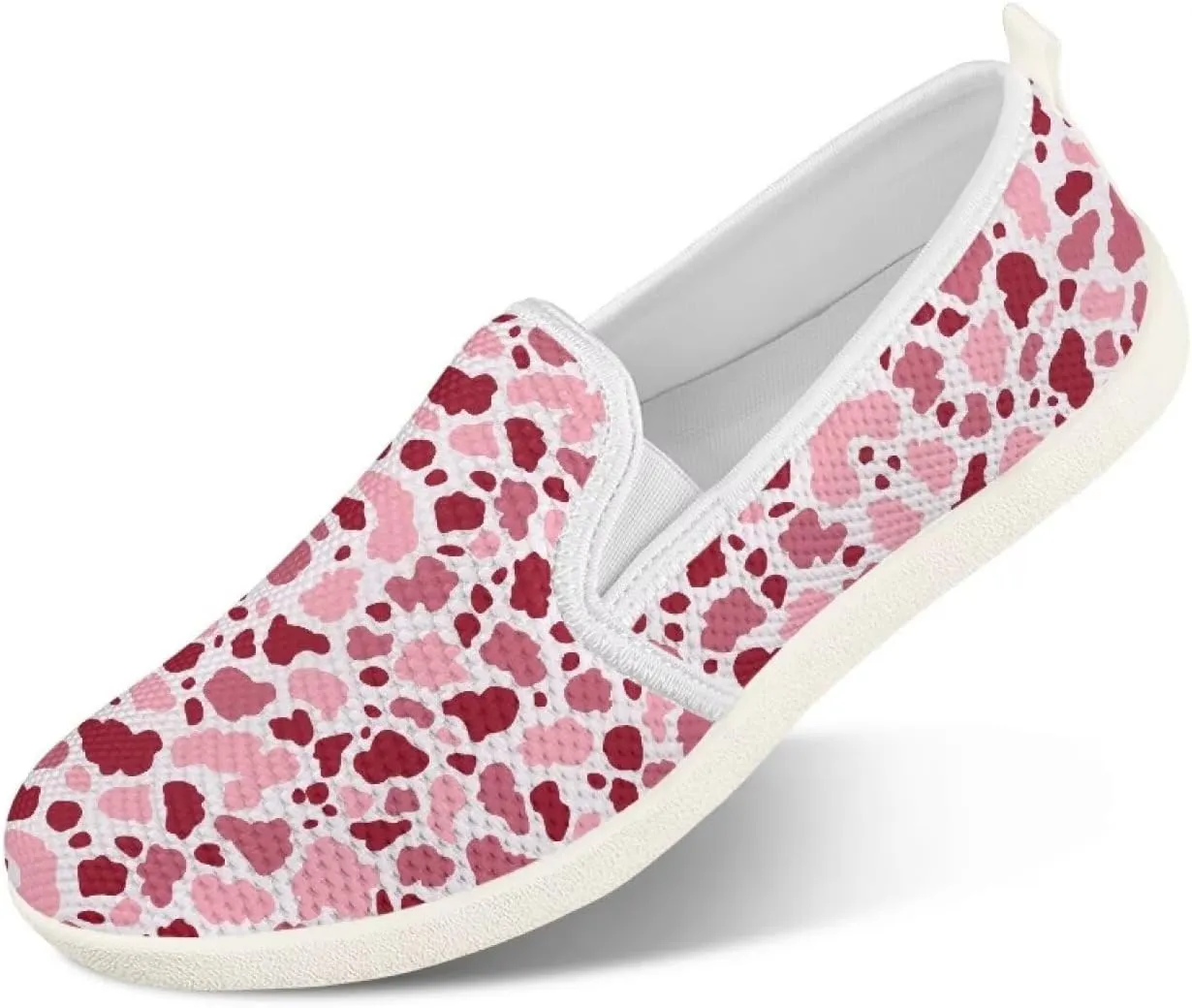 Women's Mesh Flats Shoes Breathable Slip On Casual Travel Walking Shoes Comfortable Non Slip Work Driving Flat Shoes US 6-11