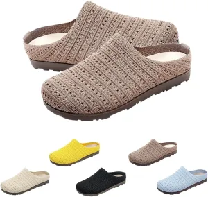 Women's mesh textured flat sandals, comfortable non-slip and breathable,Fashionable and Comfortable Women's Shoes Lady Shoe Slipper