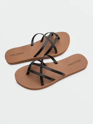 Womens New School Ii Sandal - Black