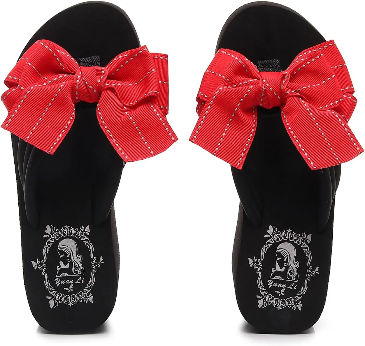 Womens Platform Wedge Flip Flops Chunky High Heel Sandals Beach Thong Heeled Sandal Slippers for Women