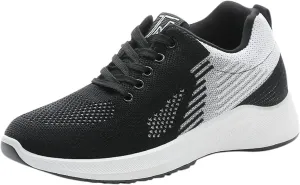 Womens Sneakers Air Cushion Running Shoes Lightweight Tennis Walking Shoes Mesh Breathable Gym Work Comfortable Athletic Sneakers