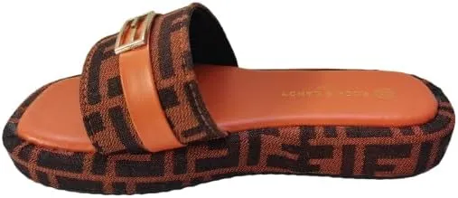 Women'S Thick Soled Slippers, Casual And Comfortable, With Fabric Edging, Summer Slippers