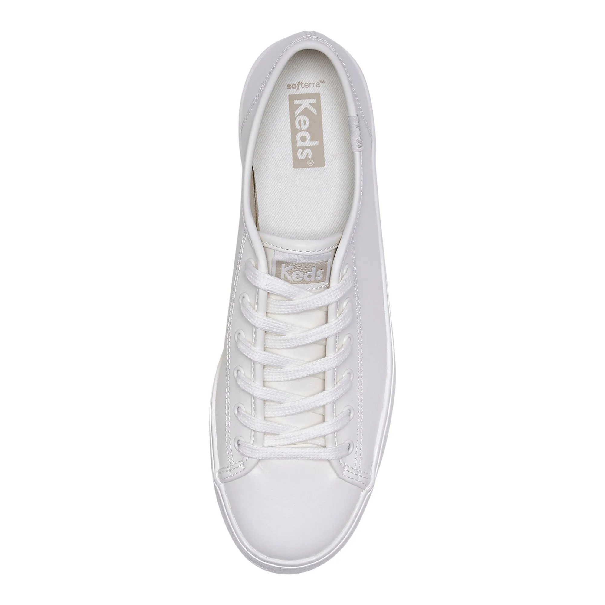 Women's Triple Kick Leather Pearlized White